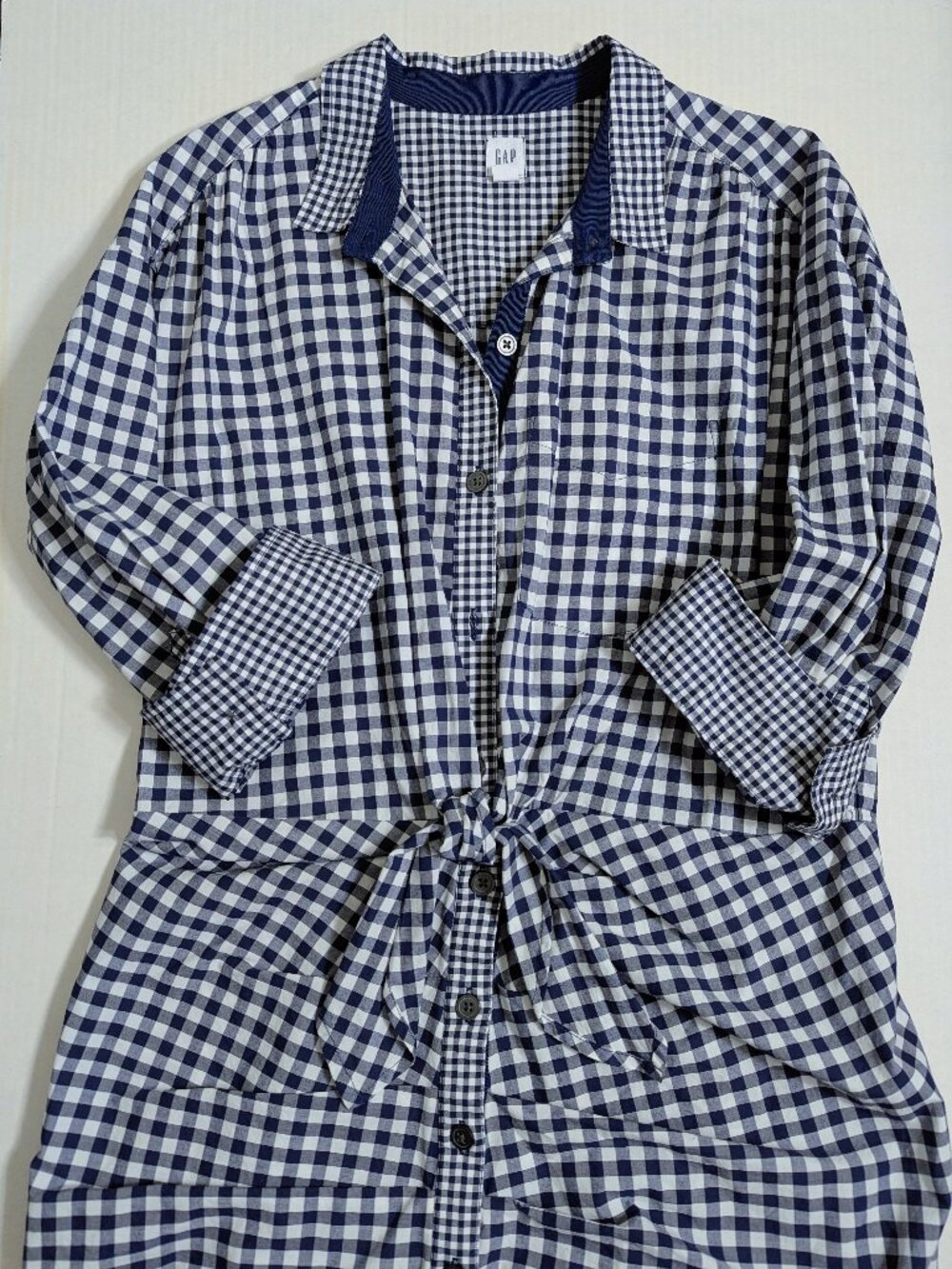 Gap x Sarah Jessica Parker Gingham Dress Size M - Picture 7 of 10
